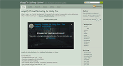 Desktop Screenshot of diogo.codingcorner.net